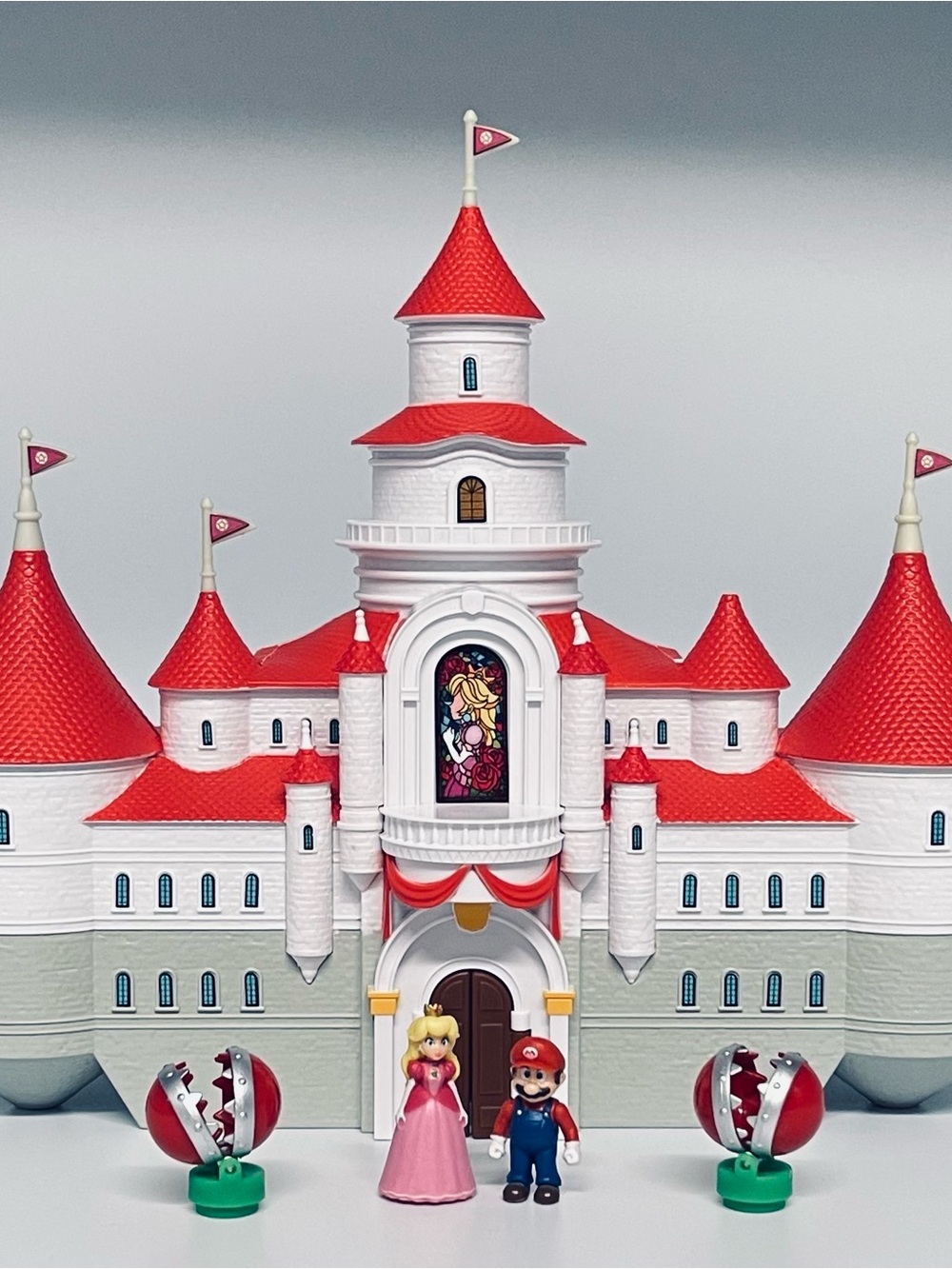 Nintendo Princess Peach Castle Playset - Red & White
